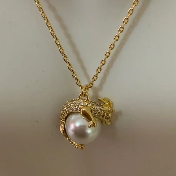 Kate spade holiday sale Dragon small pendant chain necklace - Picture 4 of 7